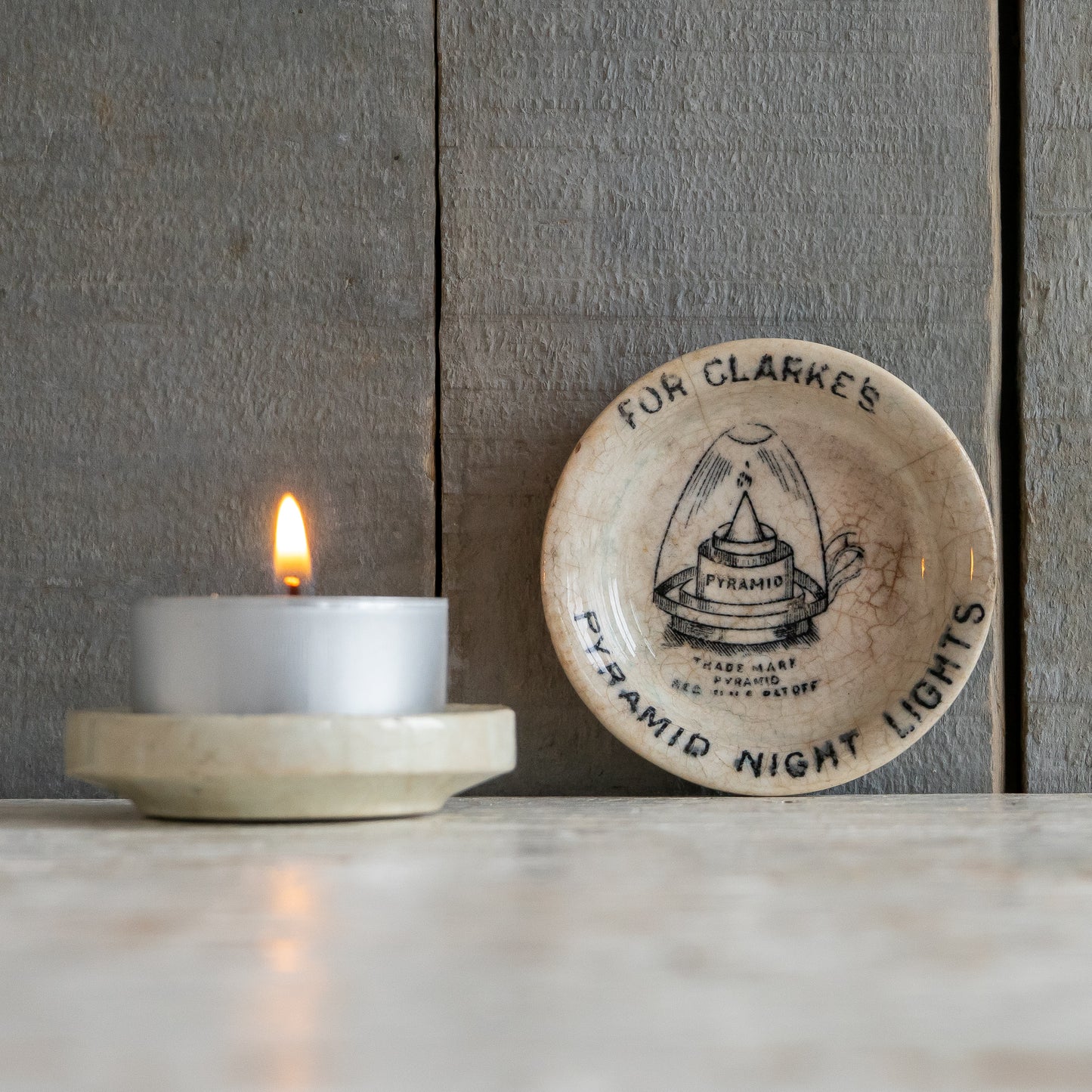 Edwardian Clarkes Pyramid Night Light Holder