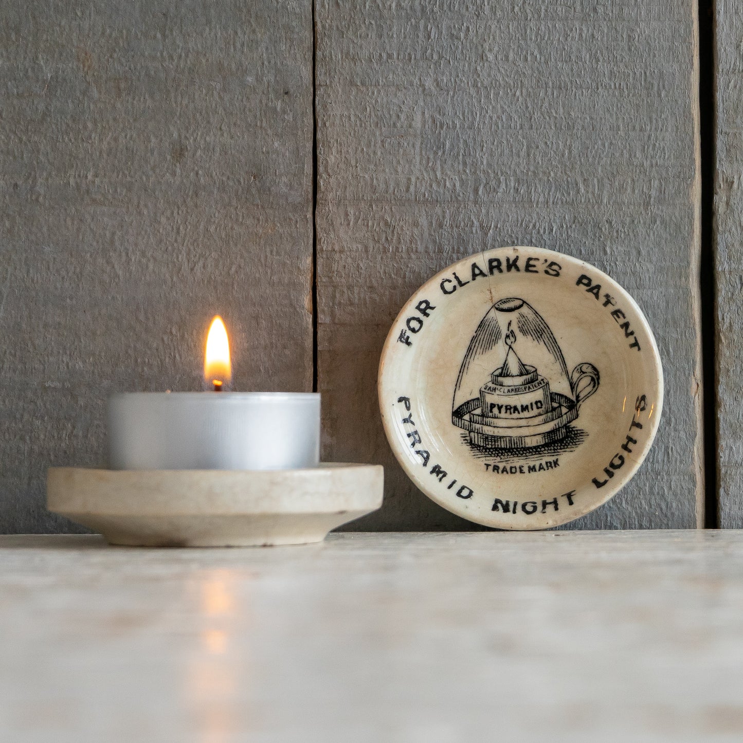 Edwardian Clarkes Pyramid Night Light Holder