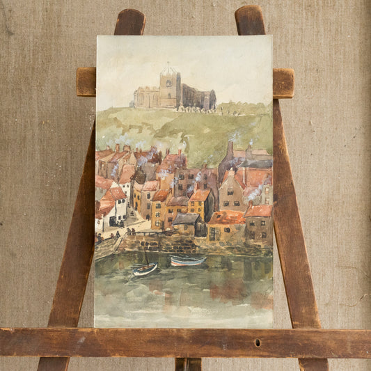 Harbour Scene Watercolour Painting