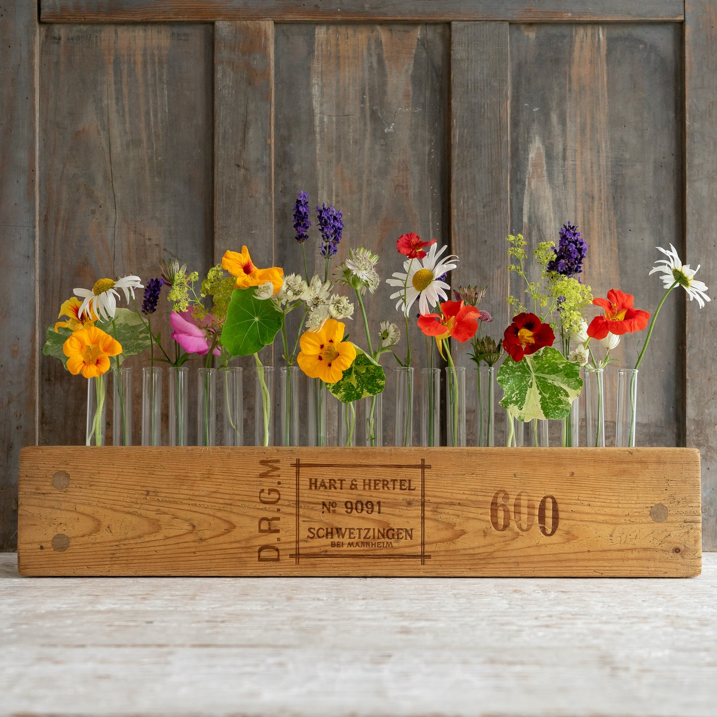 Rustic Cigar Press Flower Vase #2