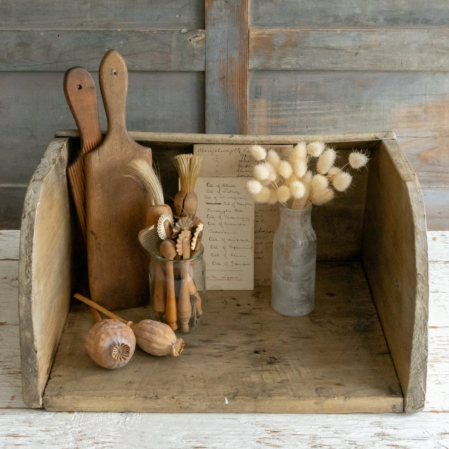 Rustic French Wash Box