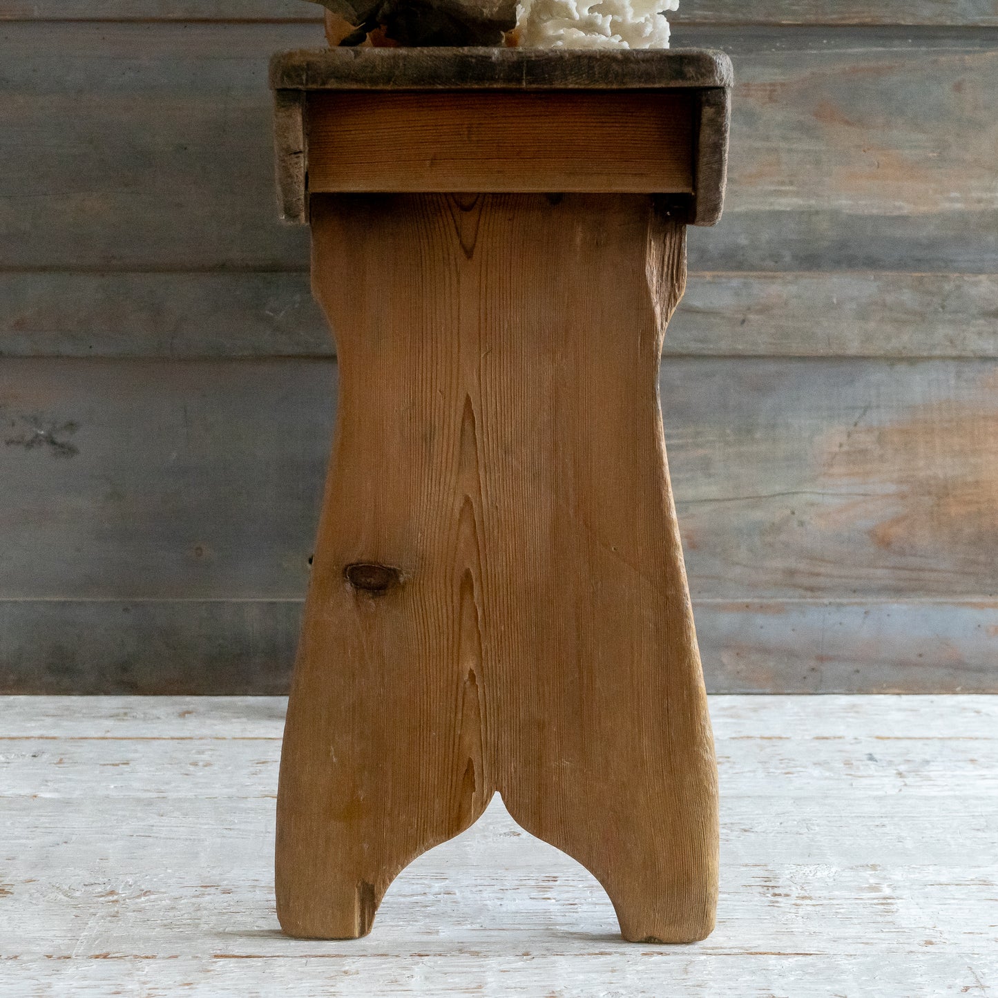 Rustic Pine Stool