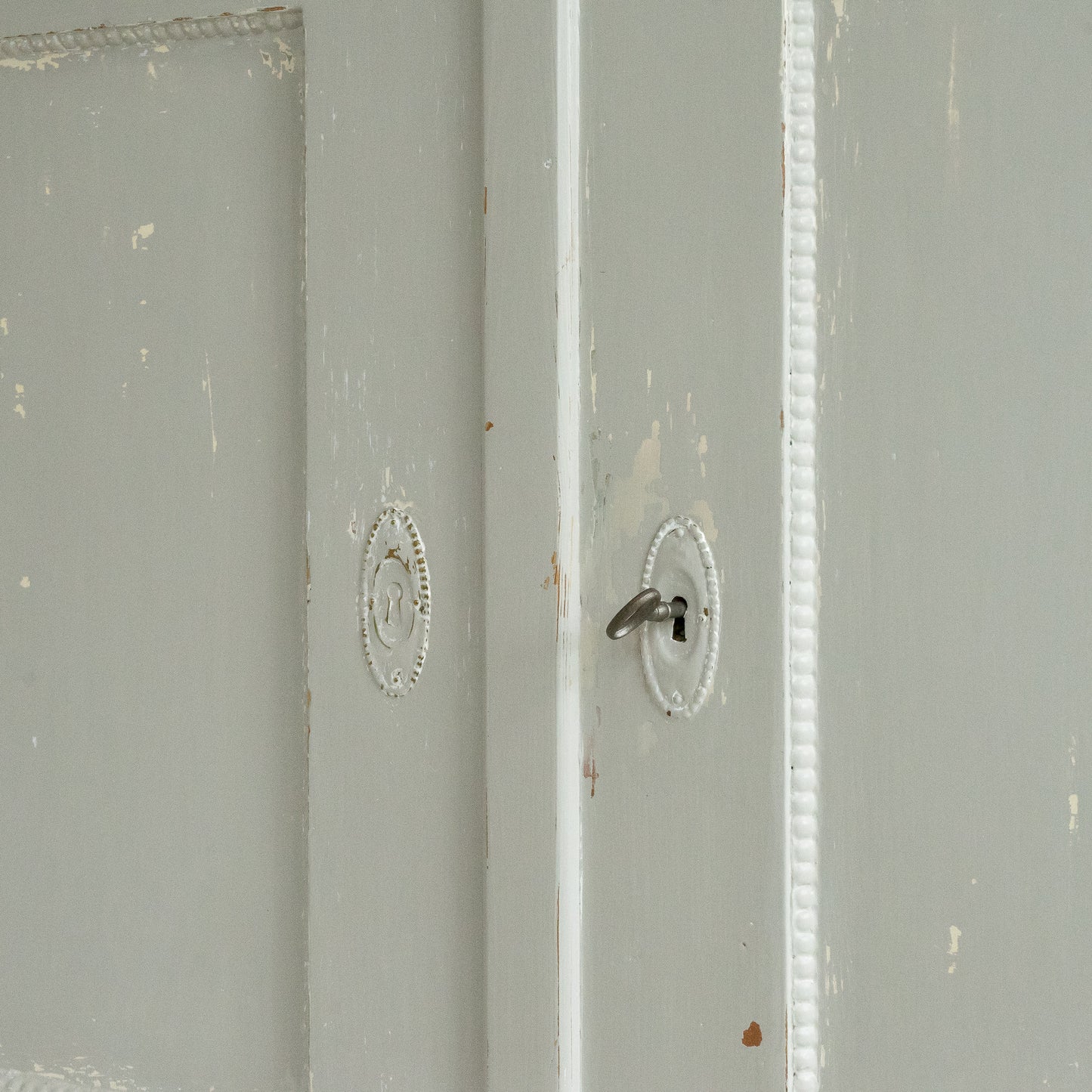 Timeworn Painted Cupboard