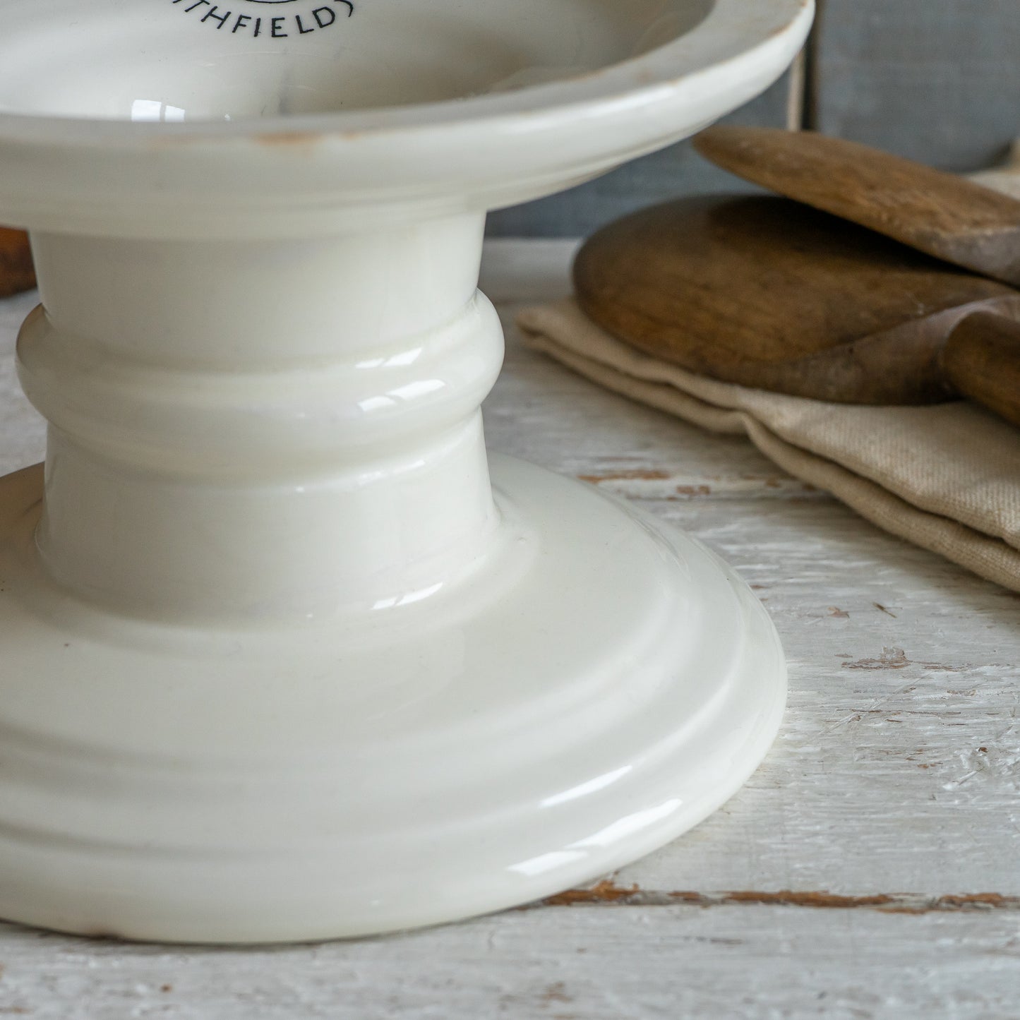 Antique Rushbrooke Ironstone Adverstising Hamstand