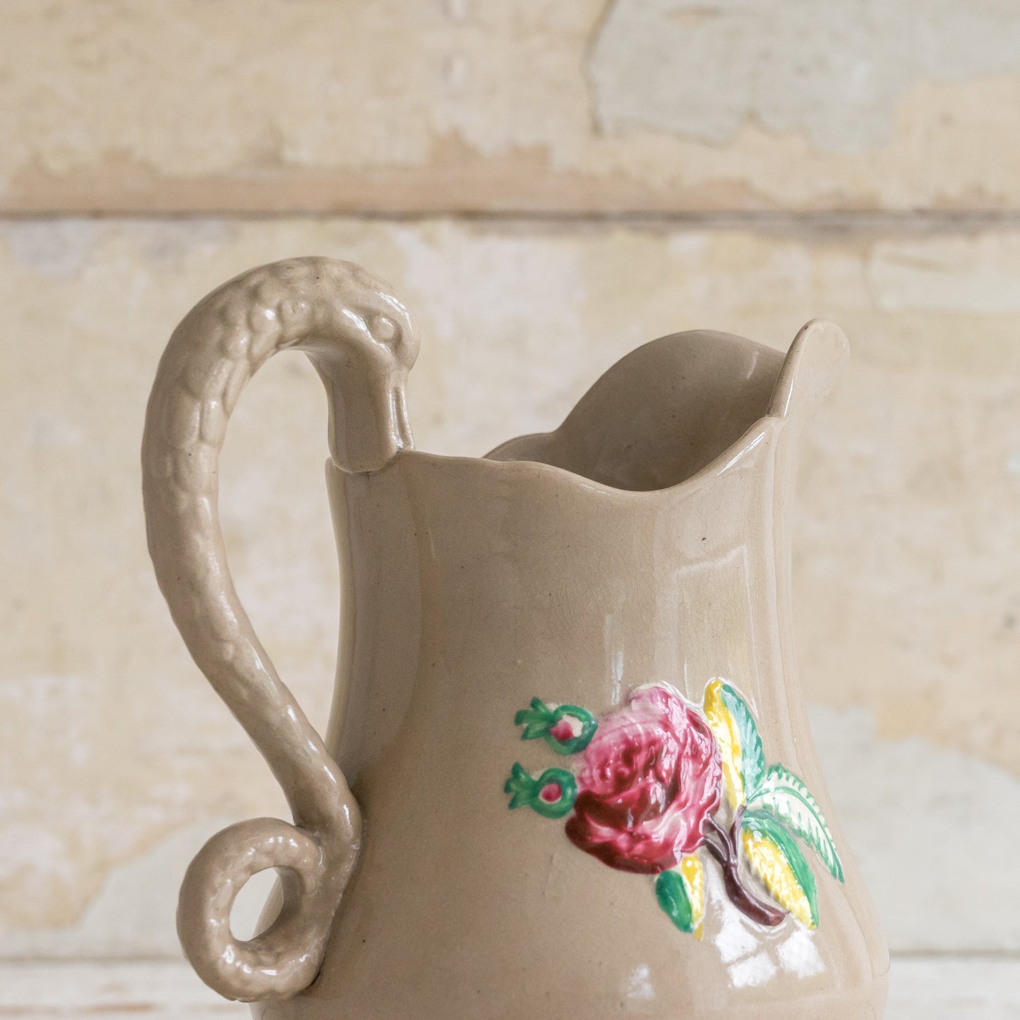 Antique Floral Jug