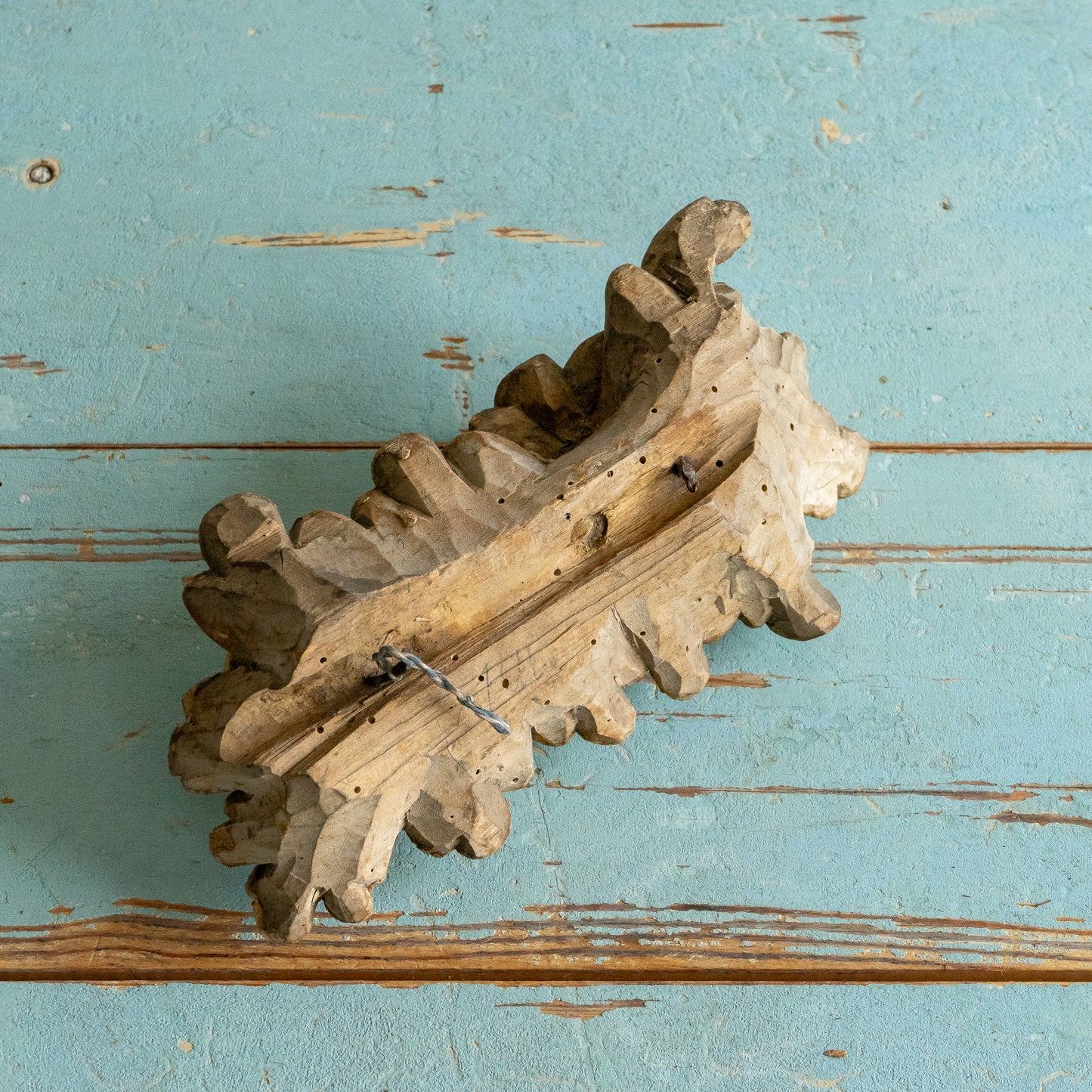 Antique French Highly Decorative Carved Wooden Fragment #2