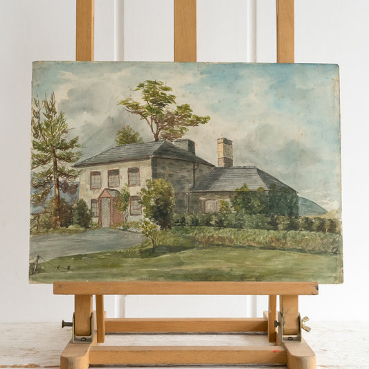 Antique Watercolour of a Cottage