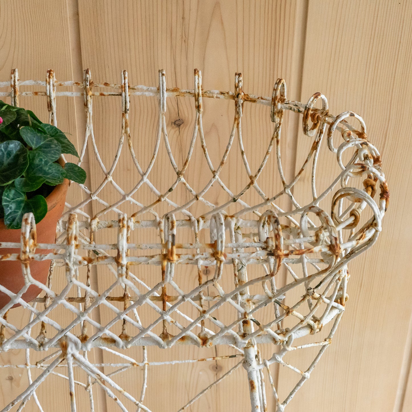 Antique Wirework Plant Stand