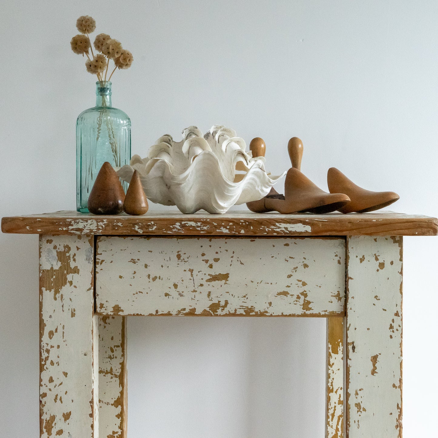 Chunky Original Painted Side Table