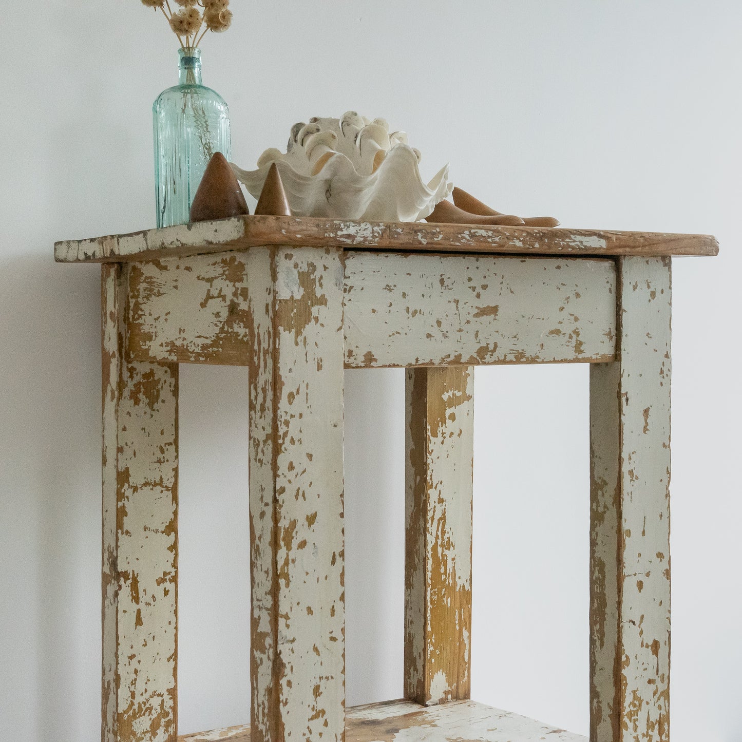 Chunky Original Painted Side Table