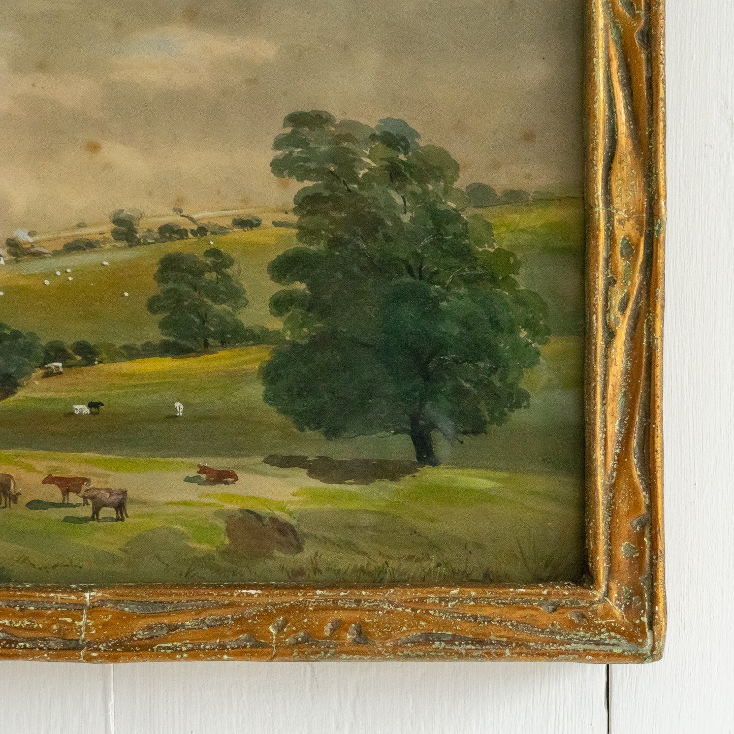 Countryside Scene Framed Watercolour