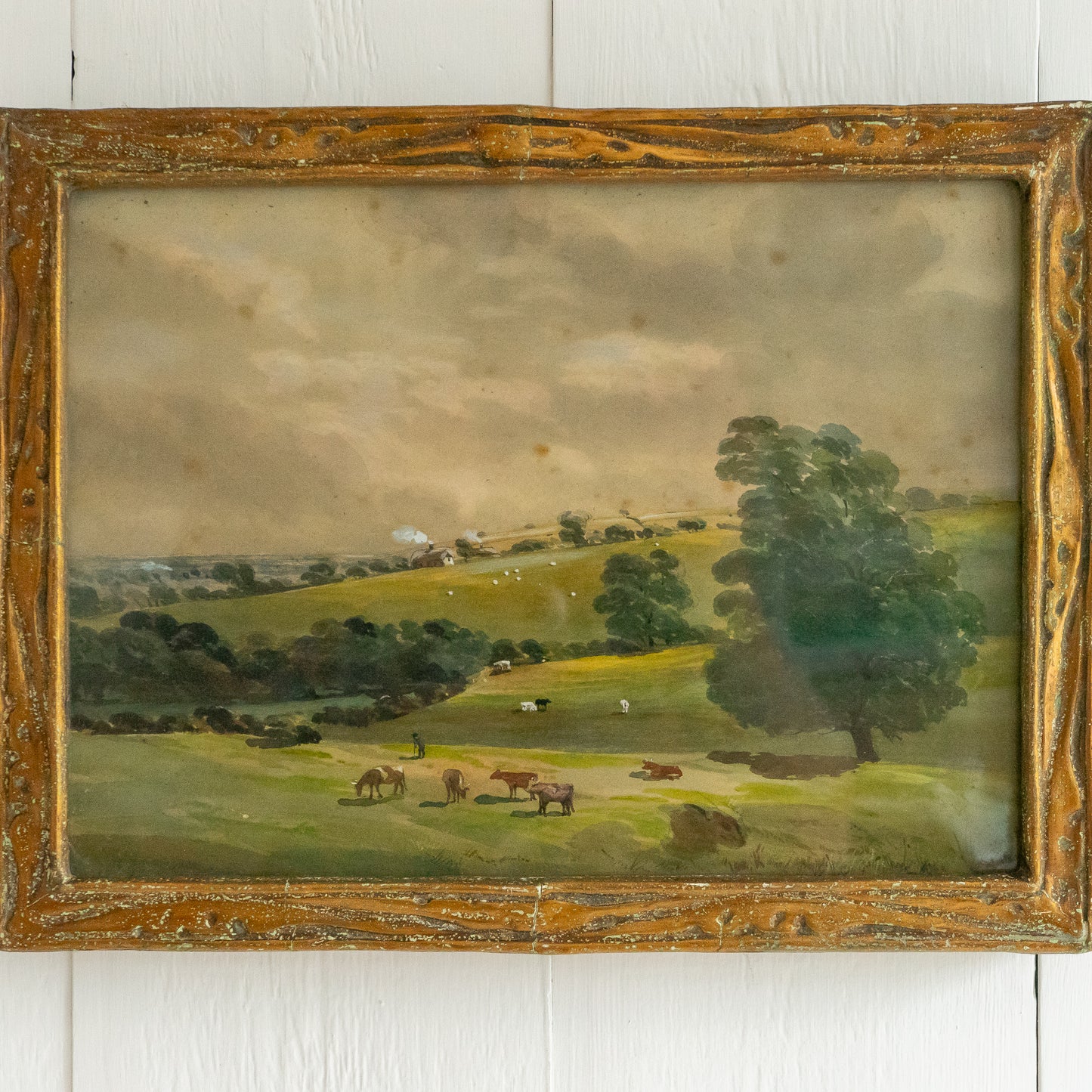 Countryside Scene Framed Watercolour