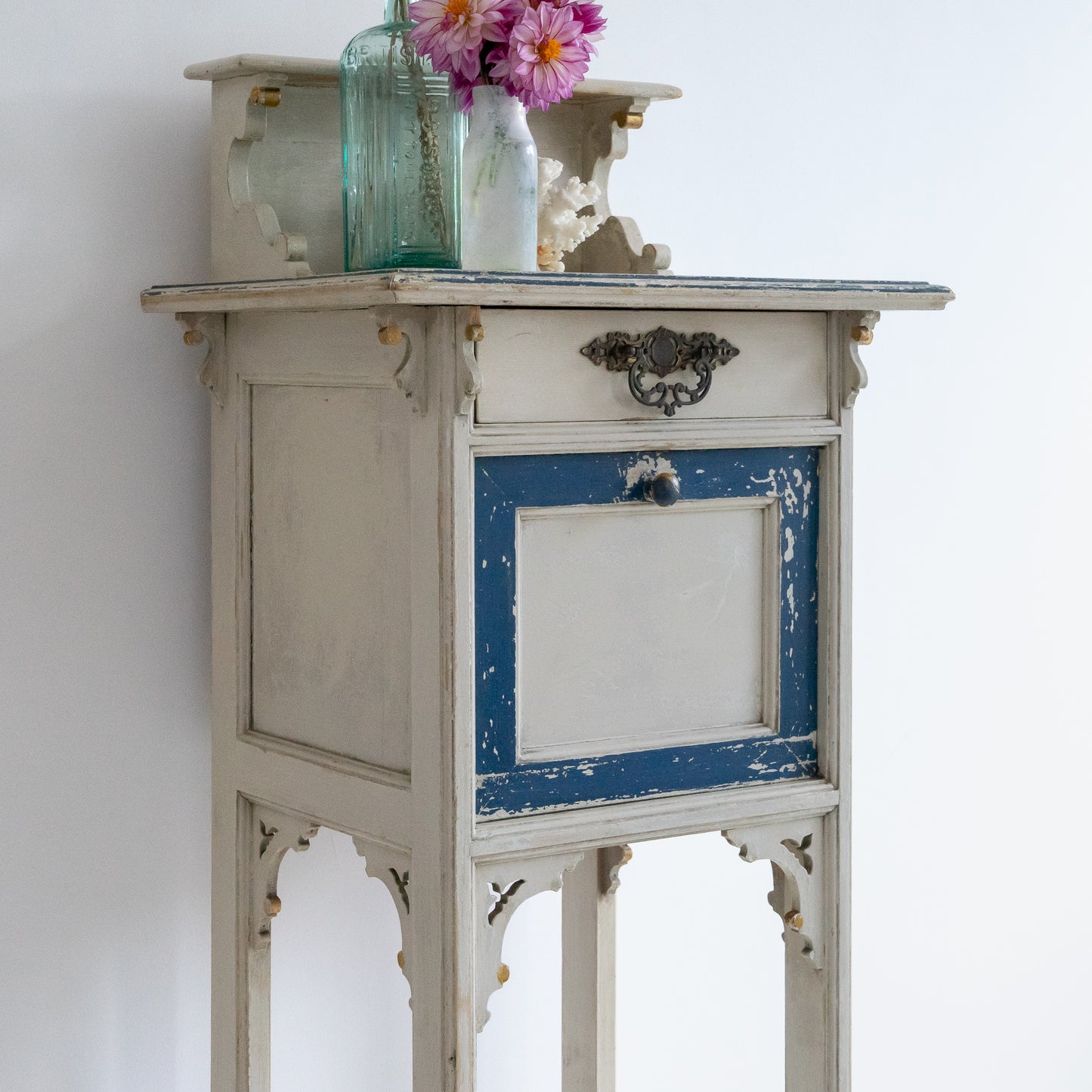 Decorative French Bedside Table