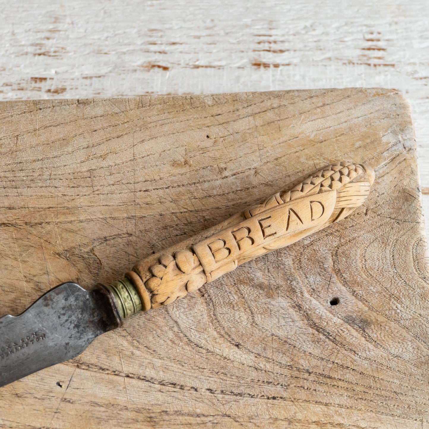 Decorative Carved Bread Knife