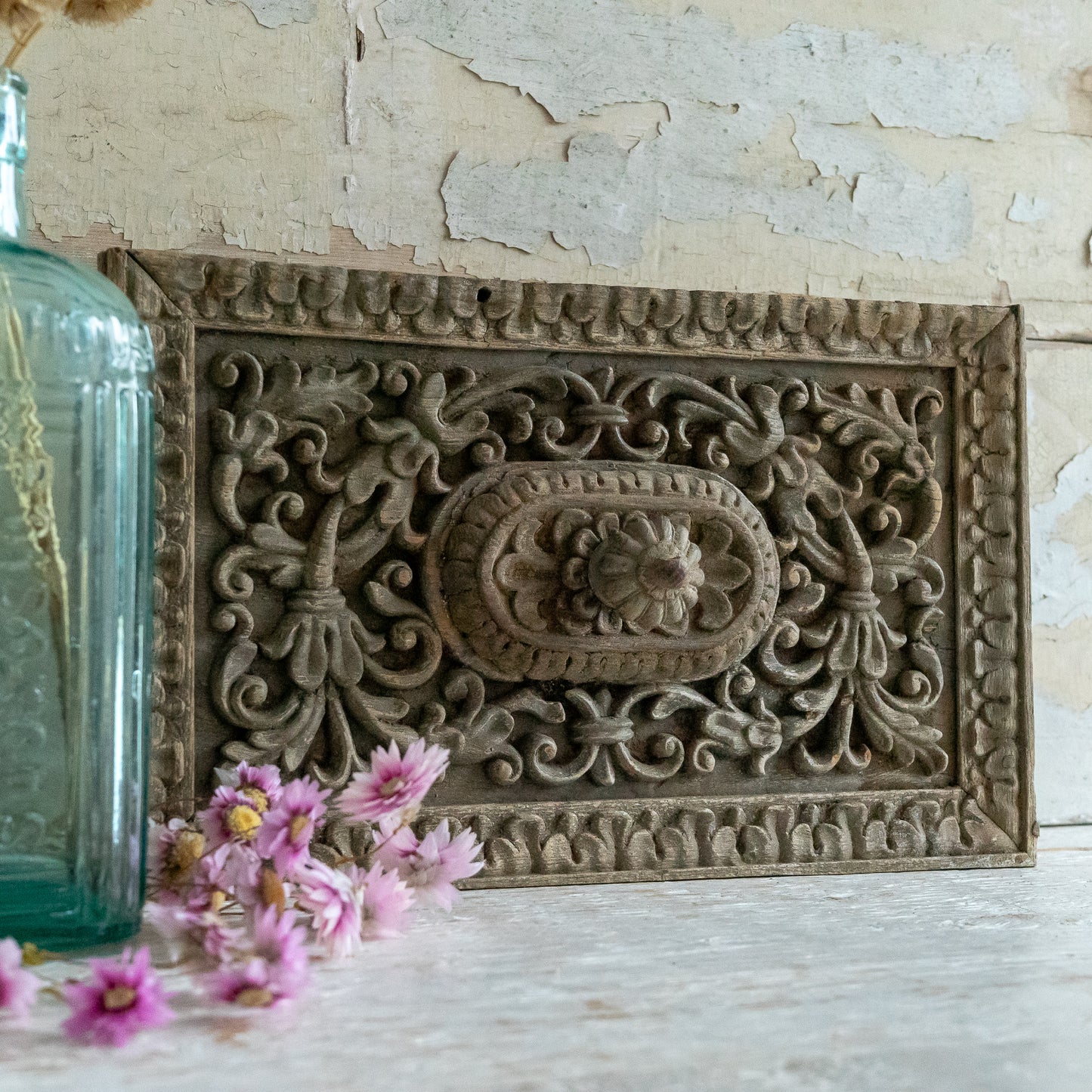 Decorative Carved Wooden Panel