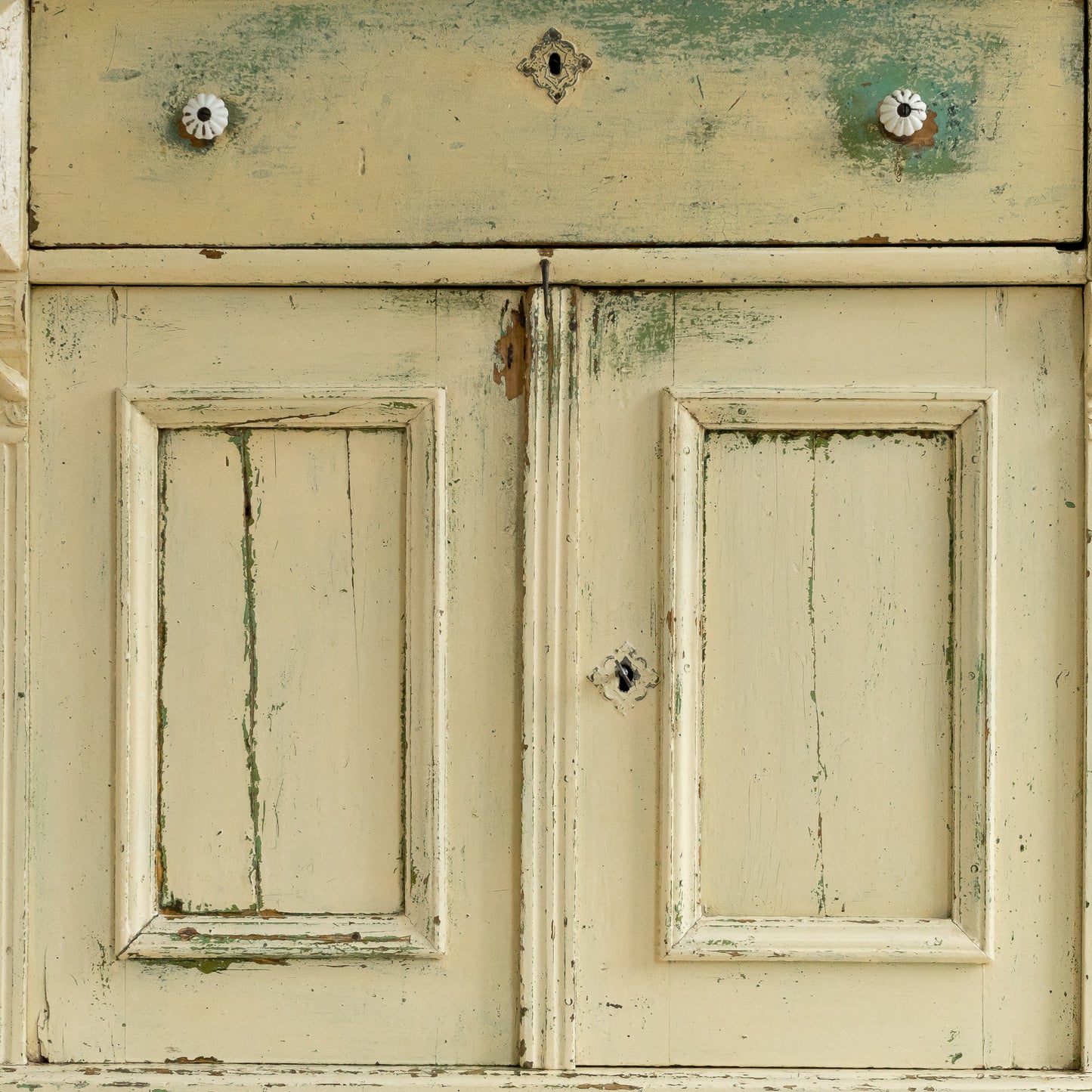 Decorative Original Painted Cupboard