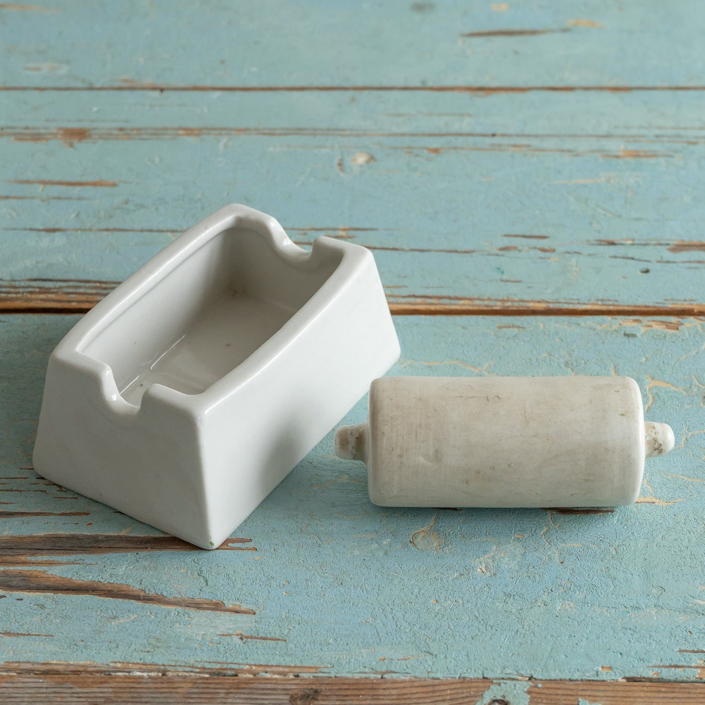 Edwardian Ironstone Stamp Roller