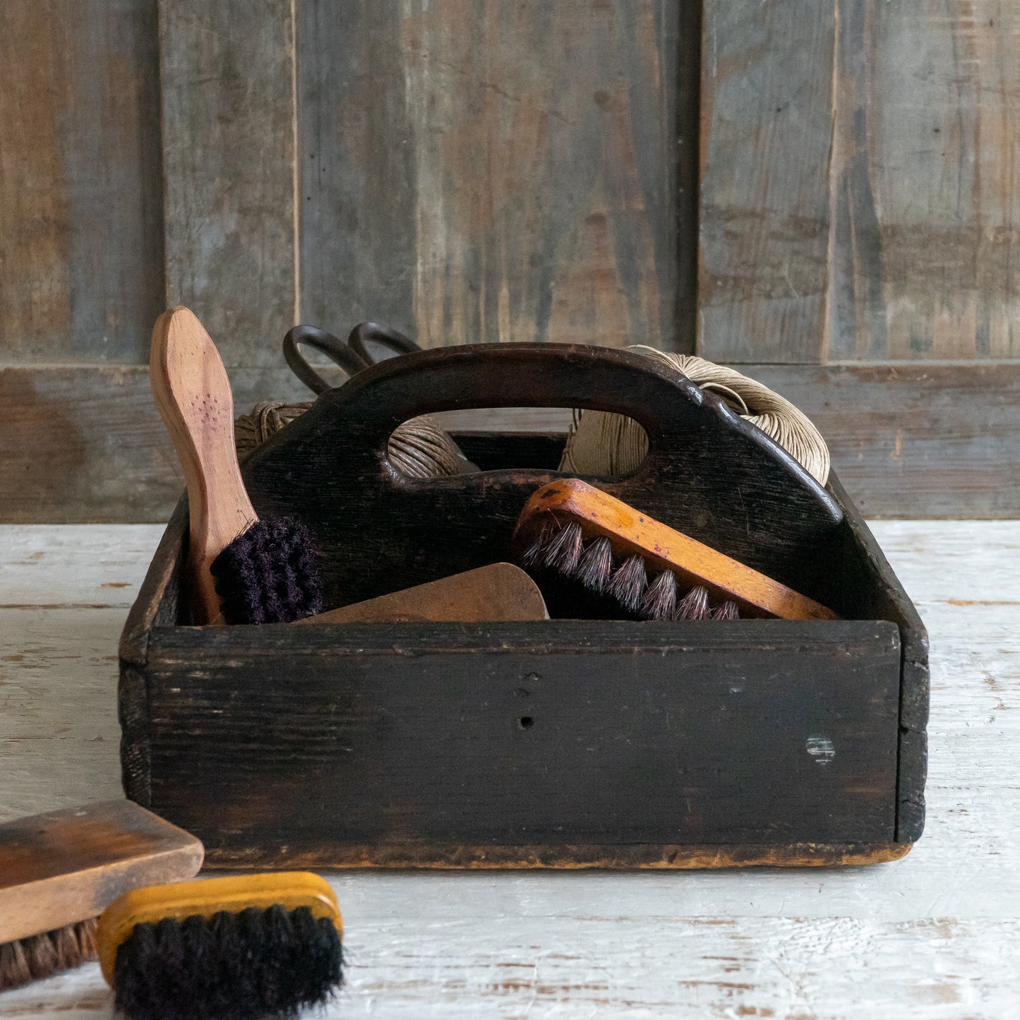 Fabulous Rustic Cutlery Tray Caddy