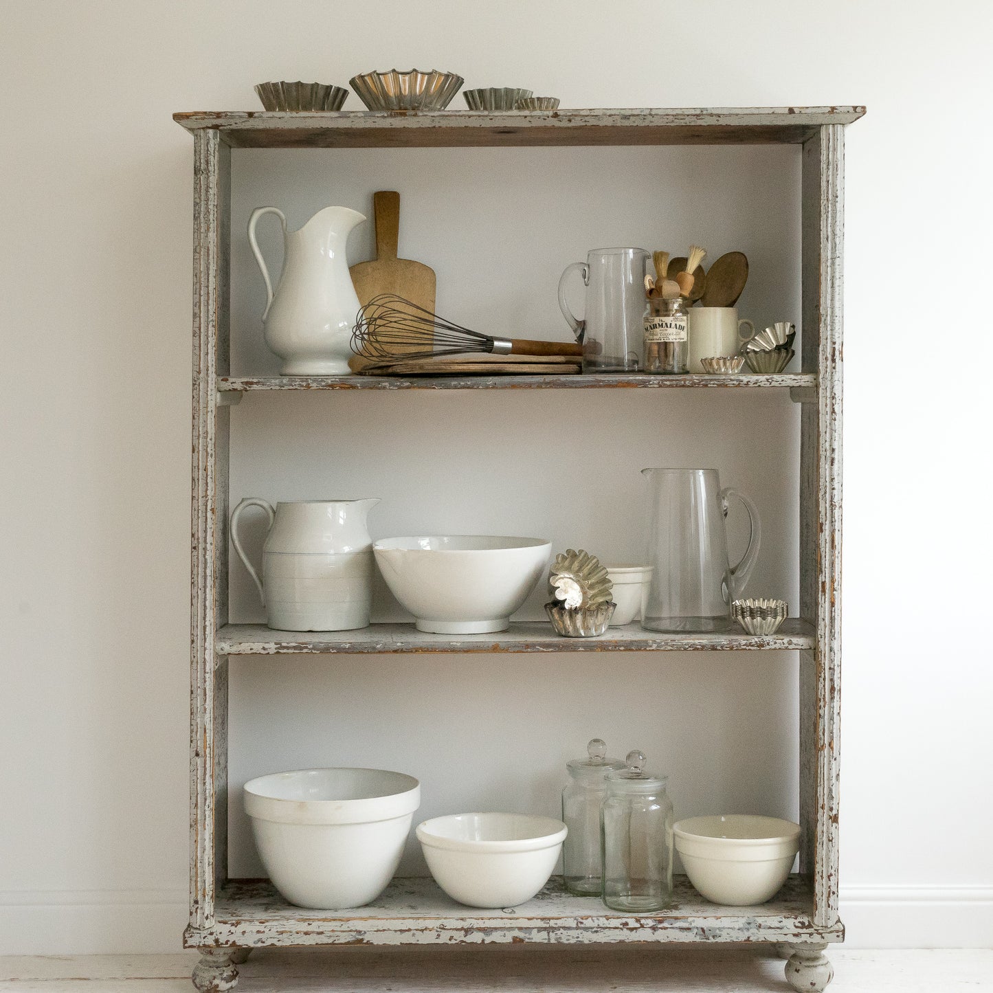 Fabulous Timeworn Floor Standing Shelf