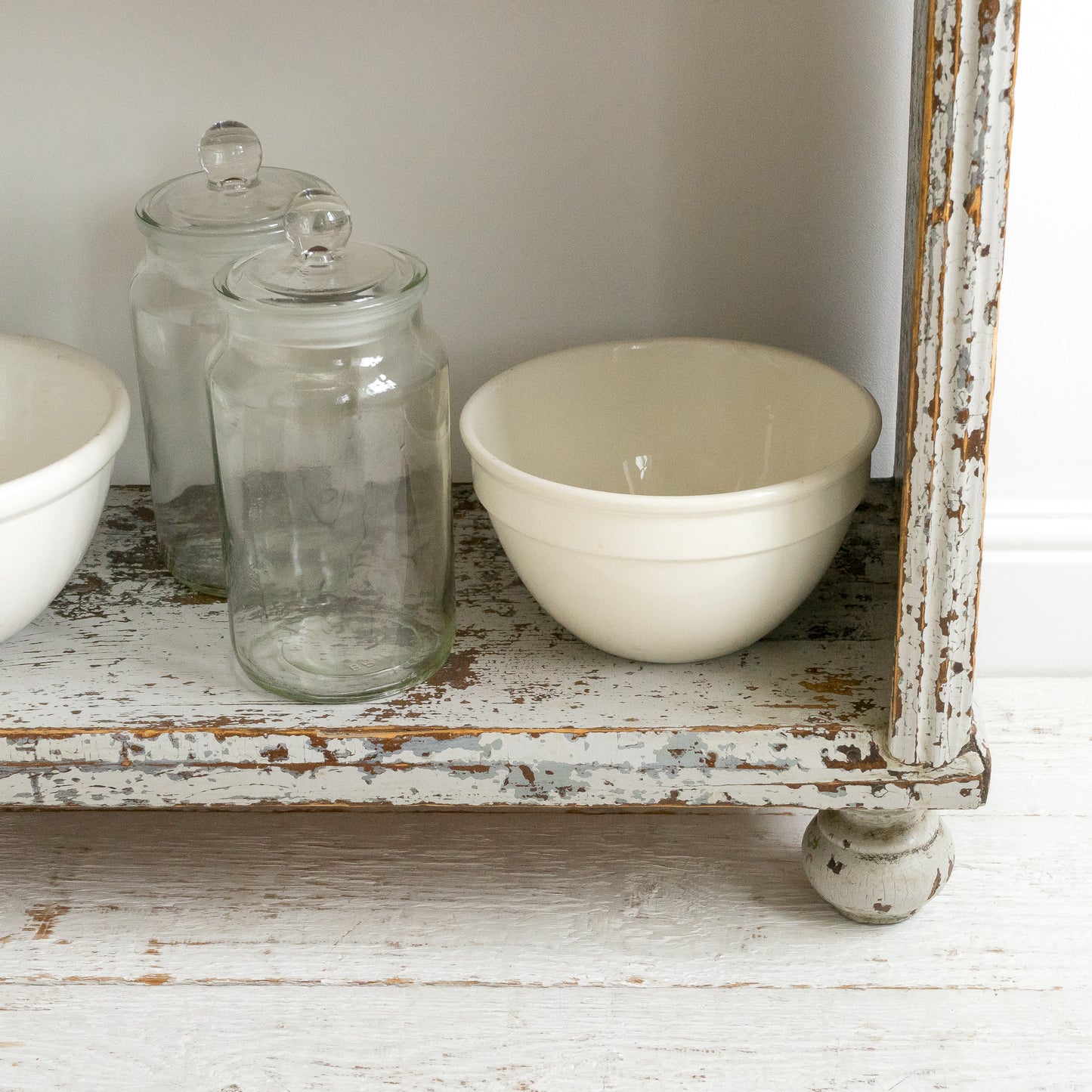 Fabulous Timeworn Floor Standing Shelf