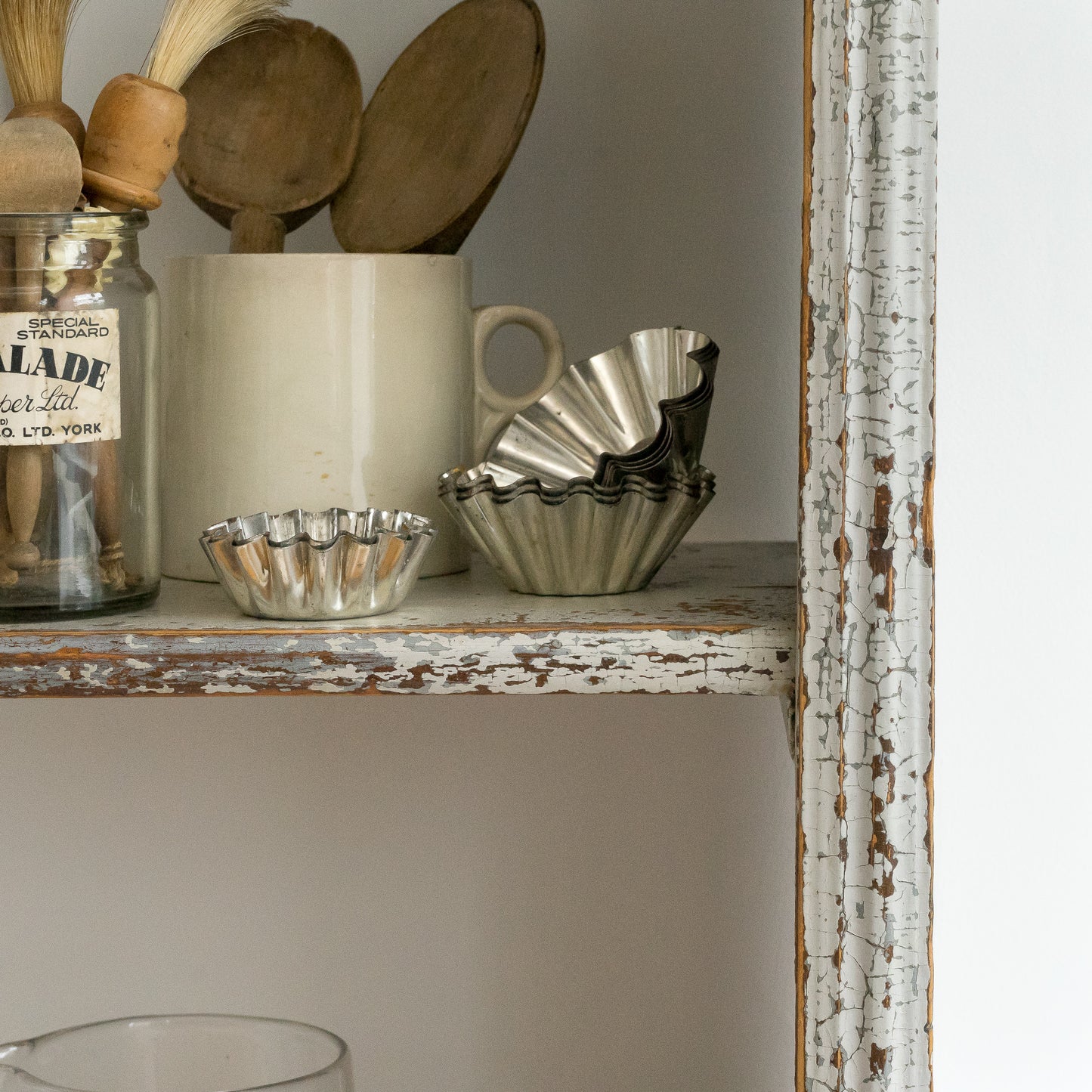 Fabulous Timeworn Floor Standing Shelf