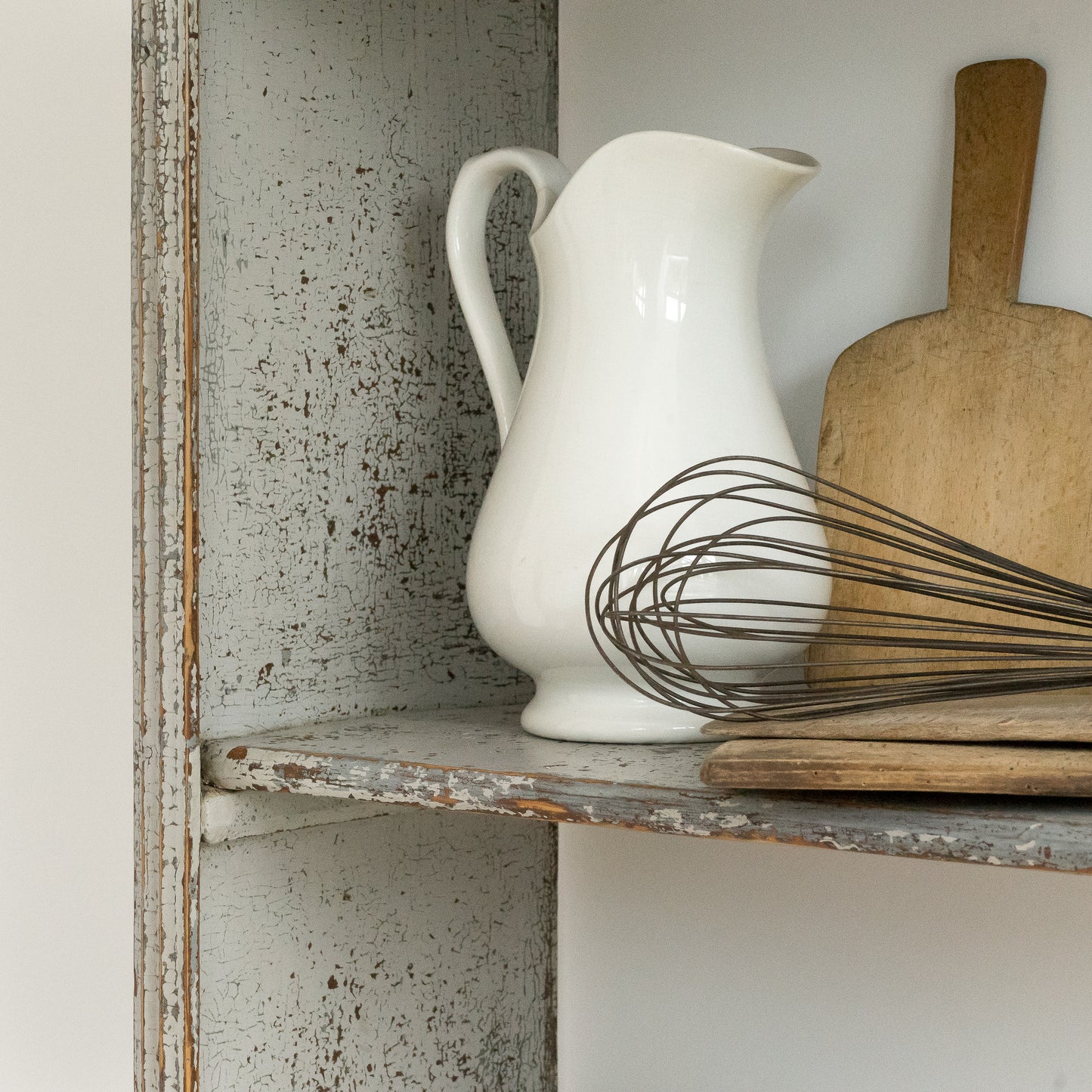 Fabulous Timeworn Floor Standing Shelf