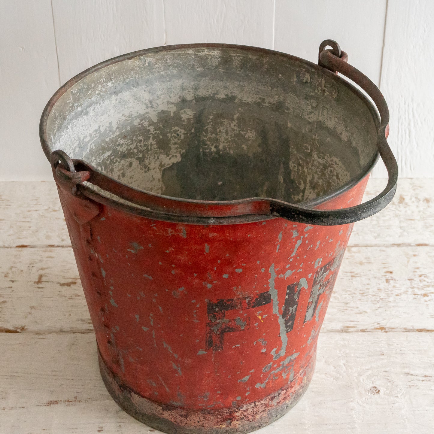 Fabulous Vintage FIRE Bucket