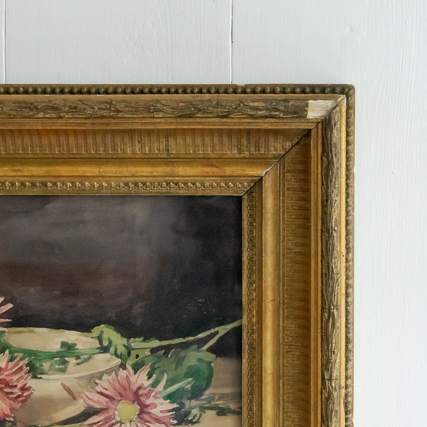 Framed Floral Watercolour Painting