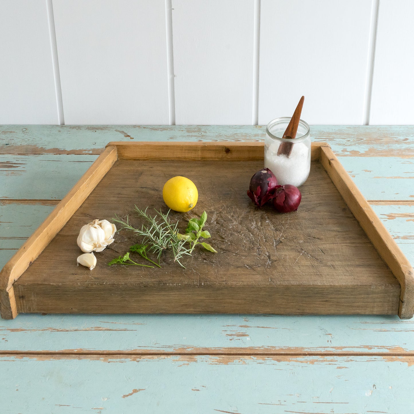 Heavy Rustic Herb Chopping Board