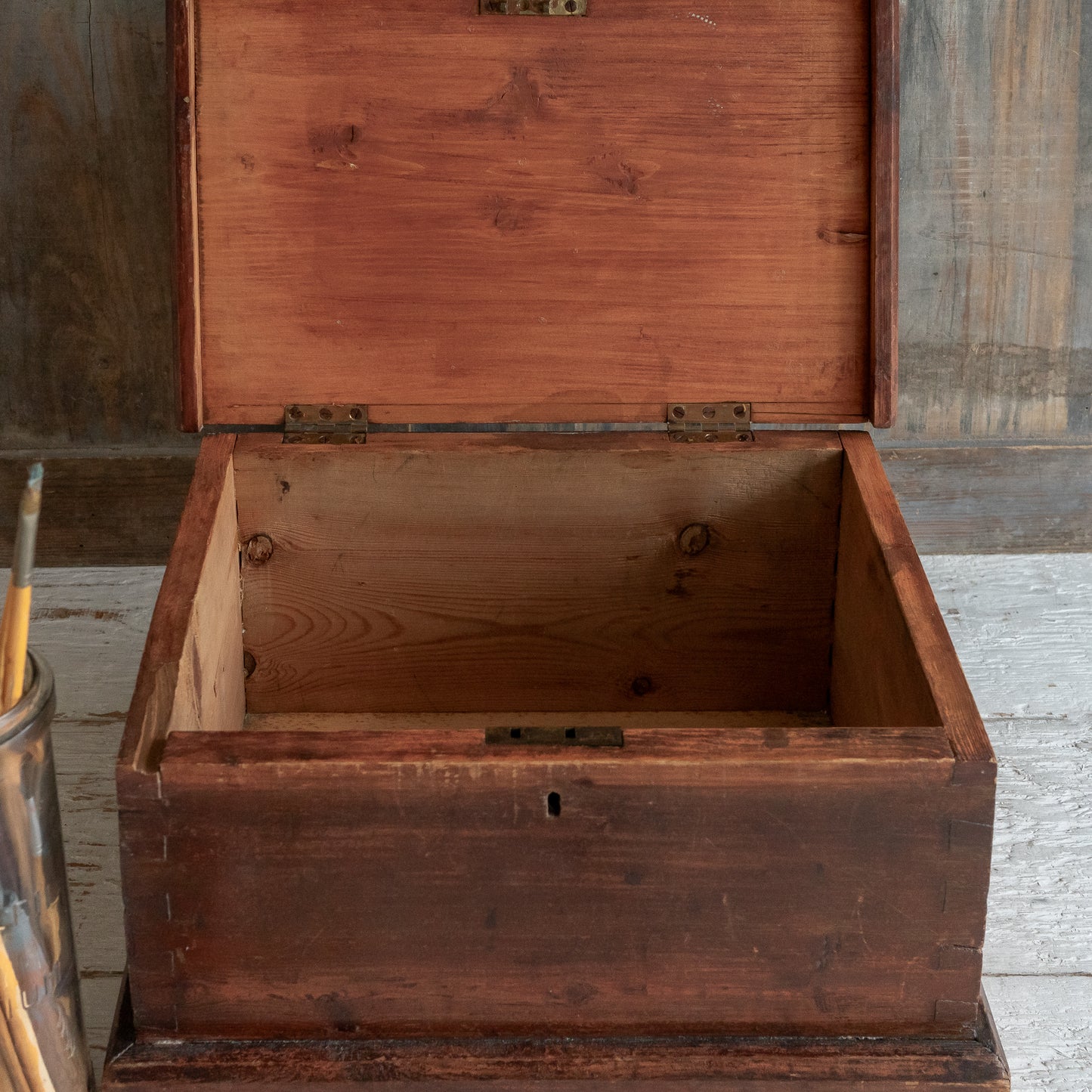 Little Rustic Pine Trunk