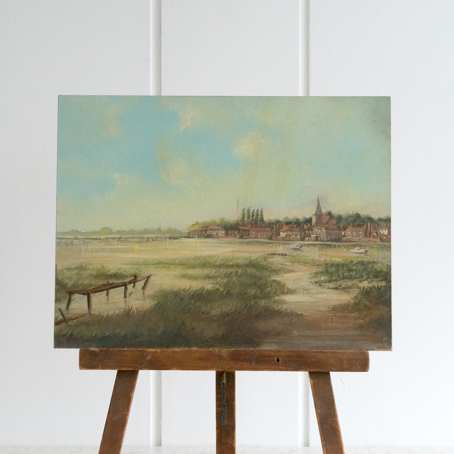 Oil On Board Painting of Bosham