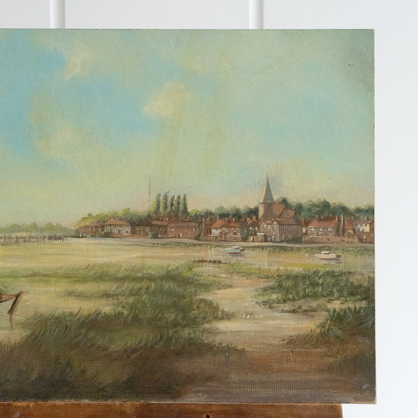 Oil On Board Painting of Bosham