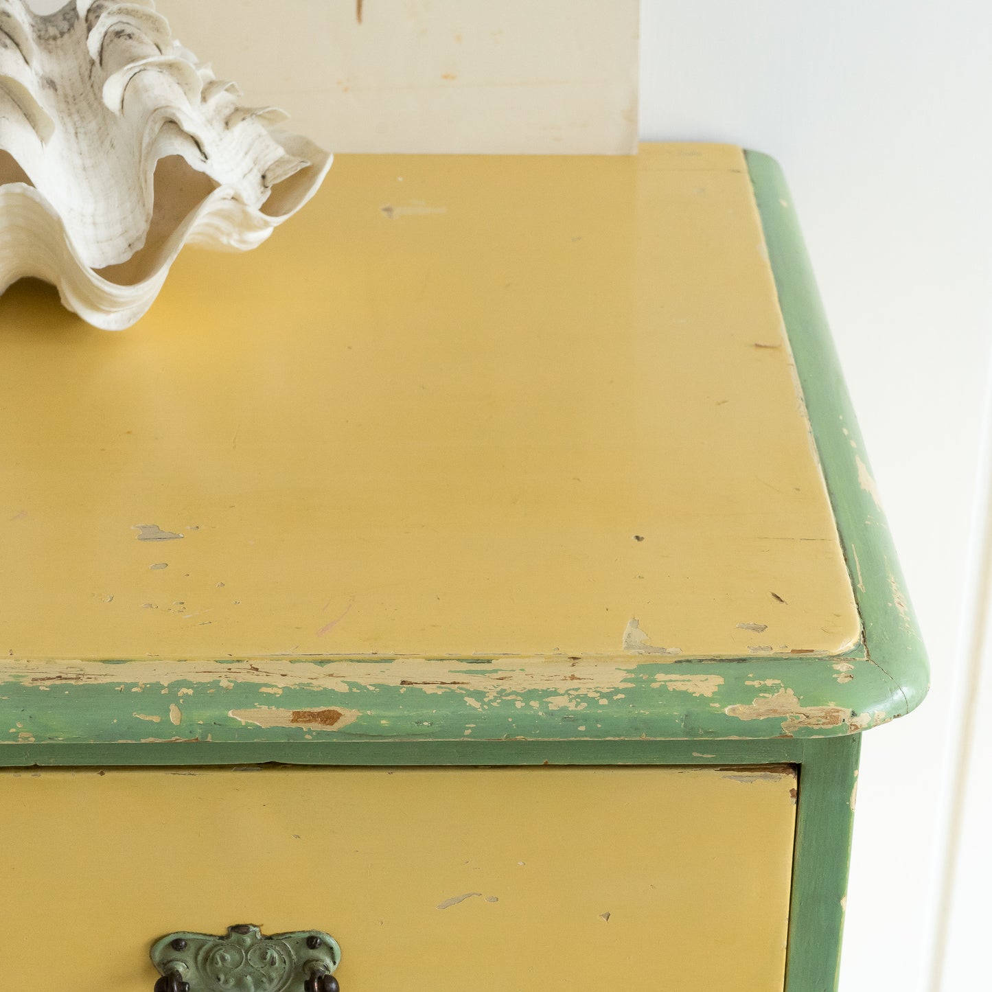 Original painted English Pine Chest of Drawers