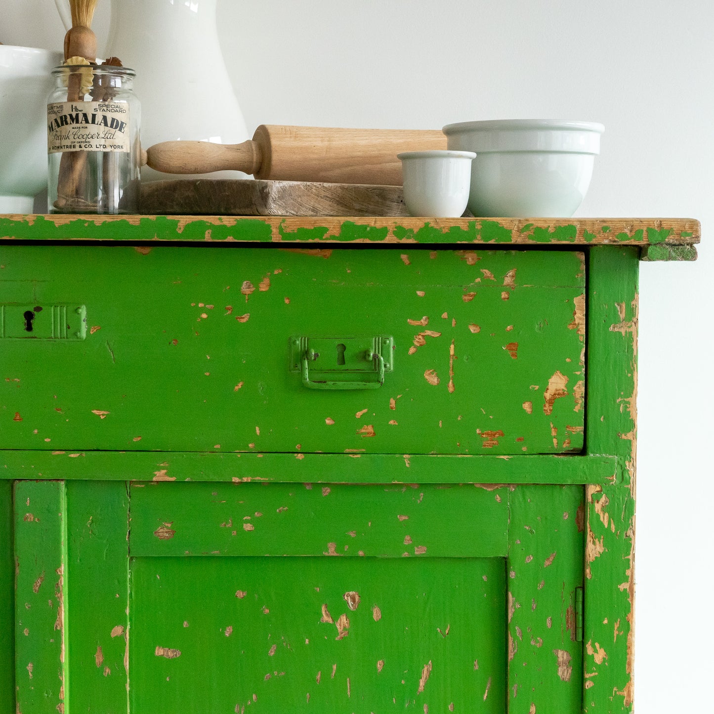 Original Painted Rustic Cupboard