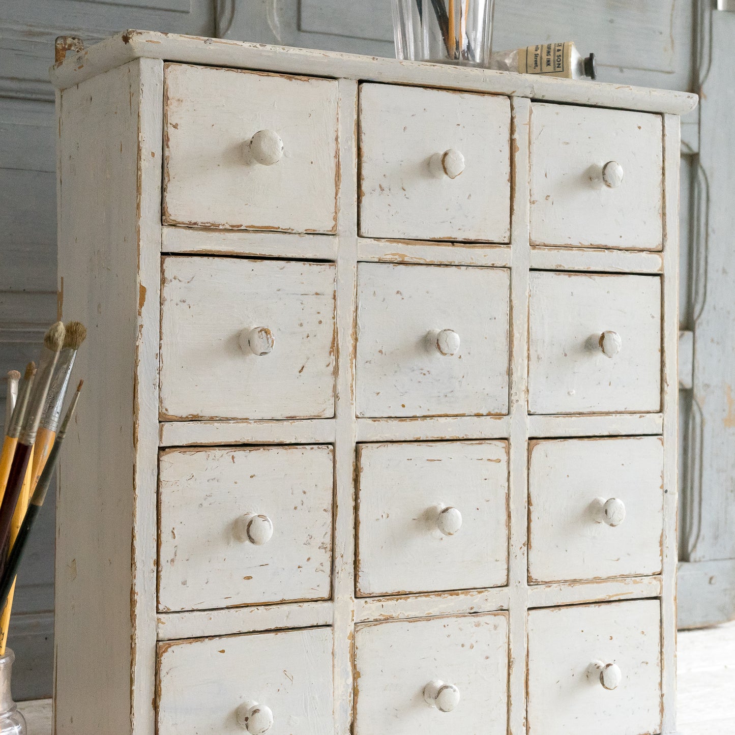 Wonderful Set of Painted Drawers