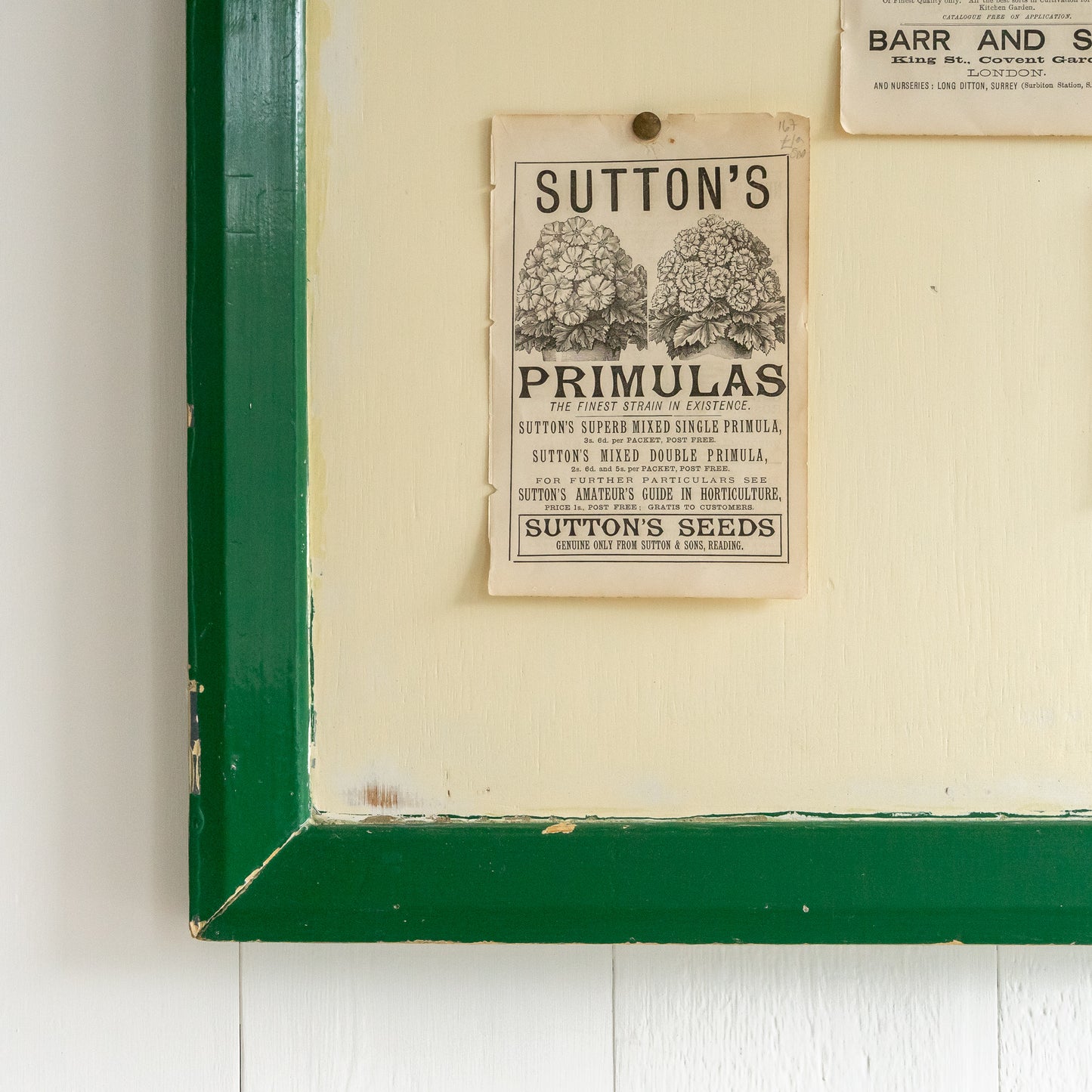 Original Painted Notice Board