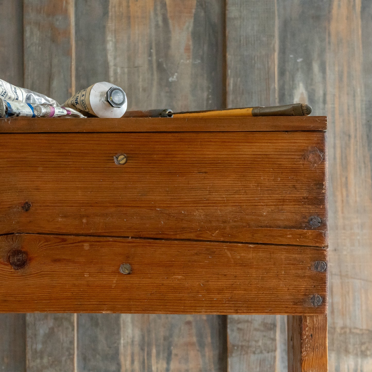 Pine Flip Top Stool