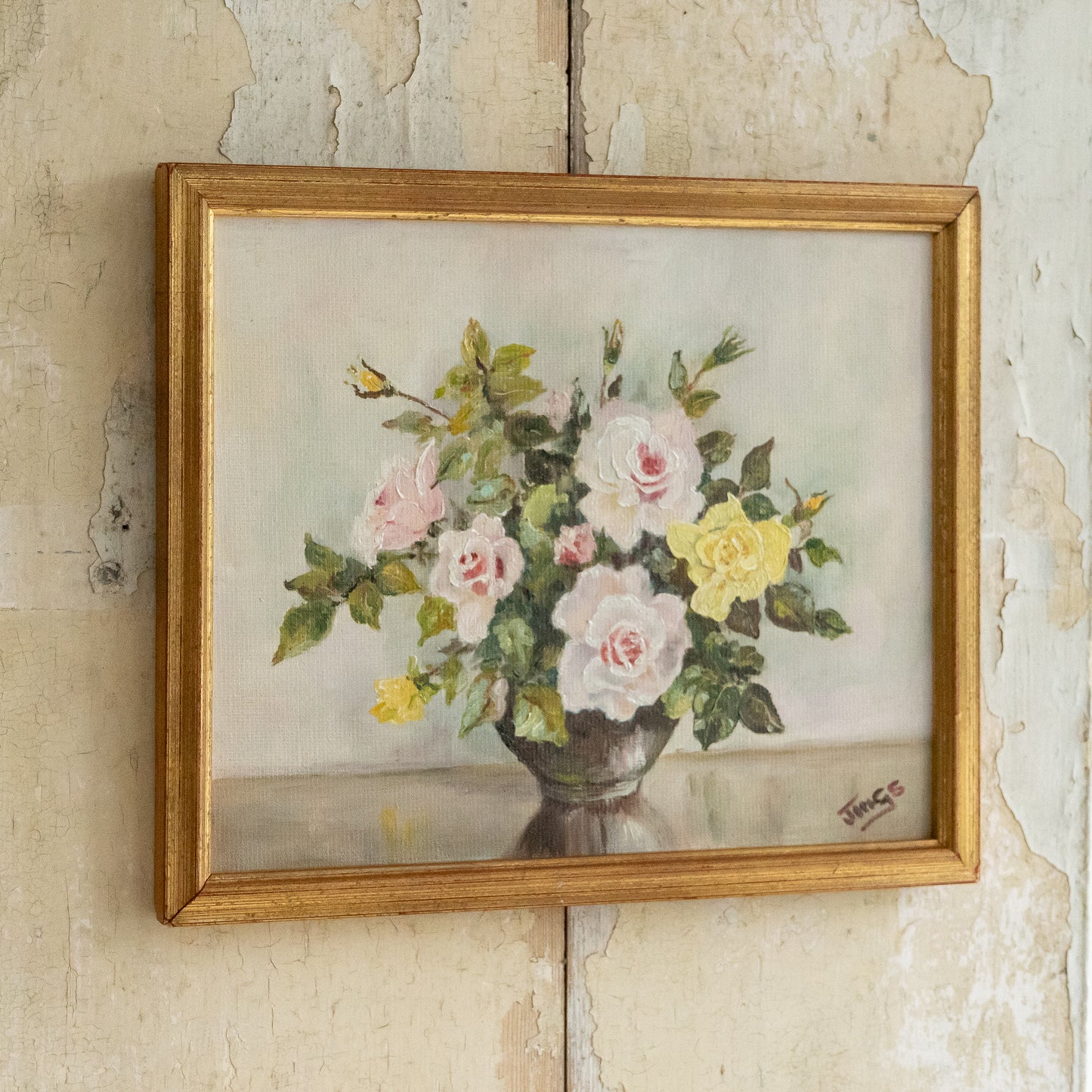 Pretty Floral Oil Painting