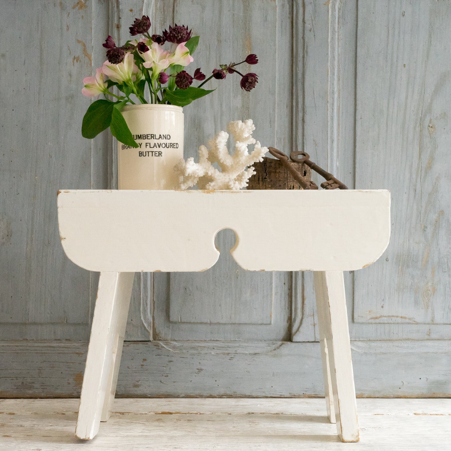 Pretty Little Painted Stool