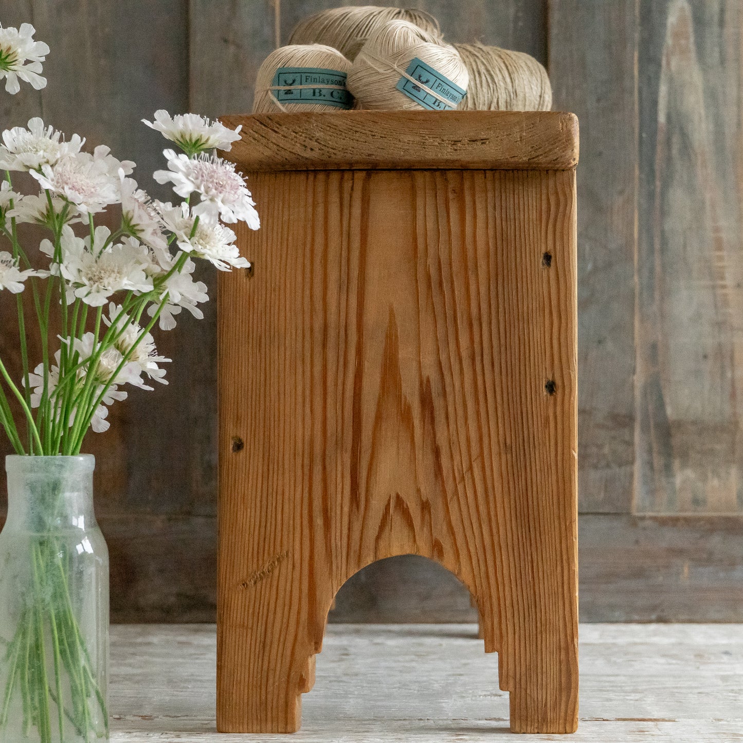 Pretty Little Pine Stool