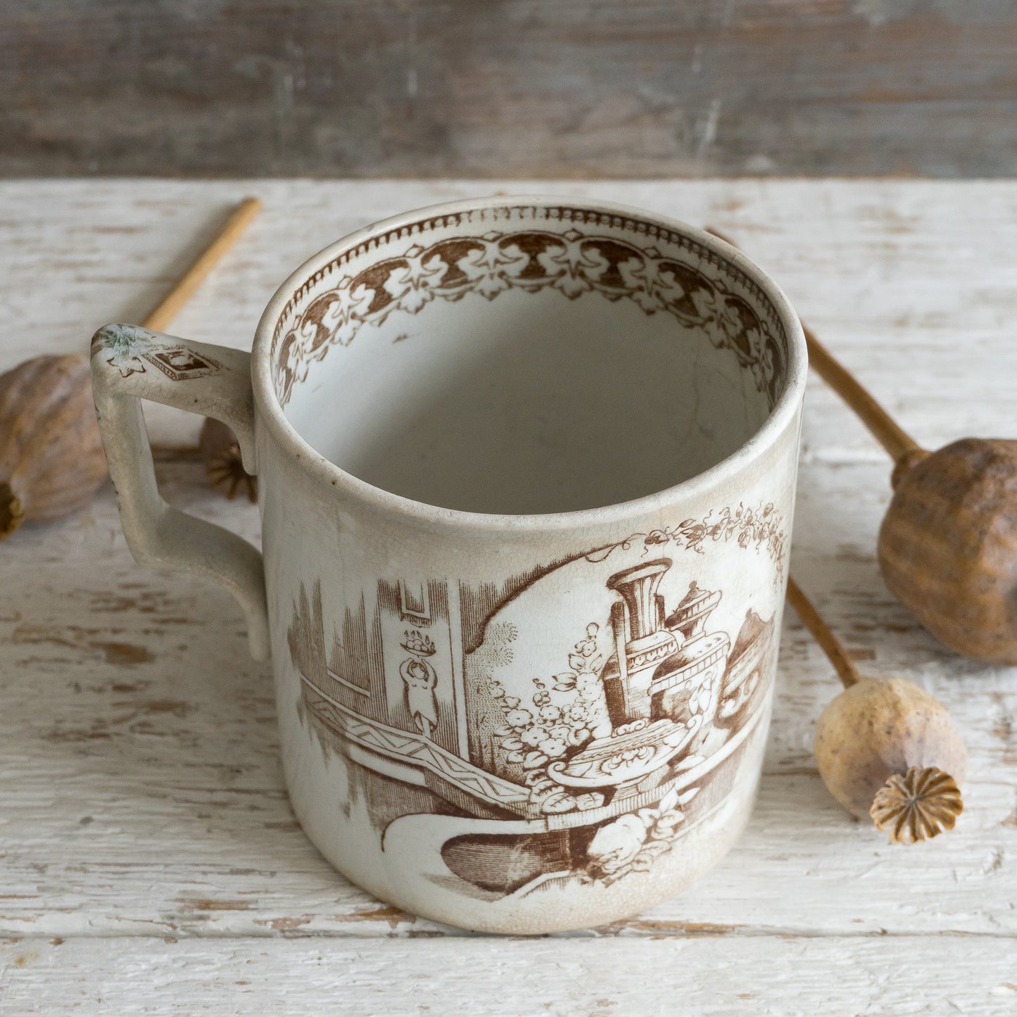 Pretty Transferware Mug