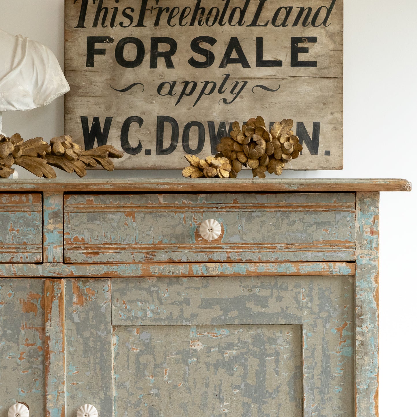 Rustic Dry Scraped Cupboard