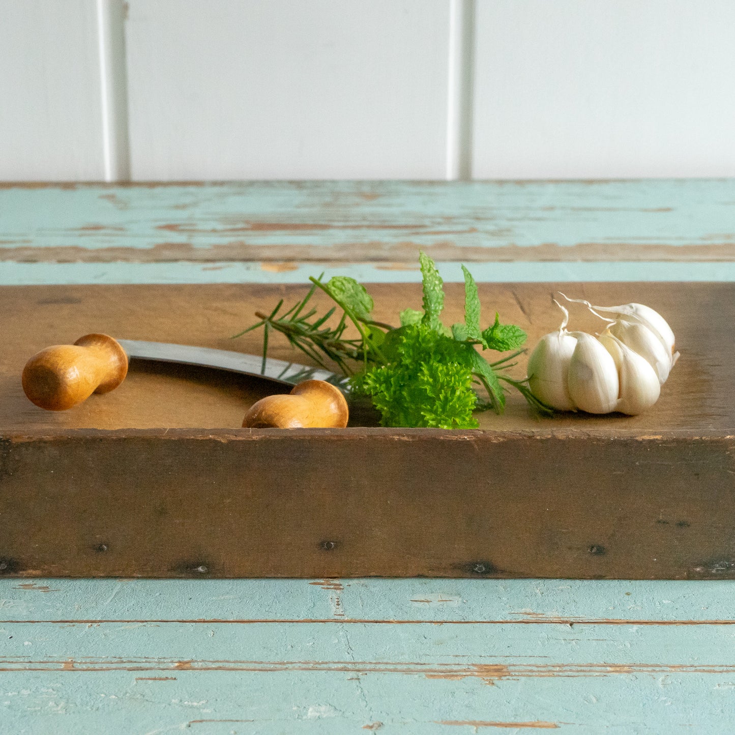 Rustic French Herb Chopping Board