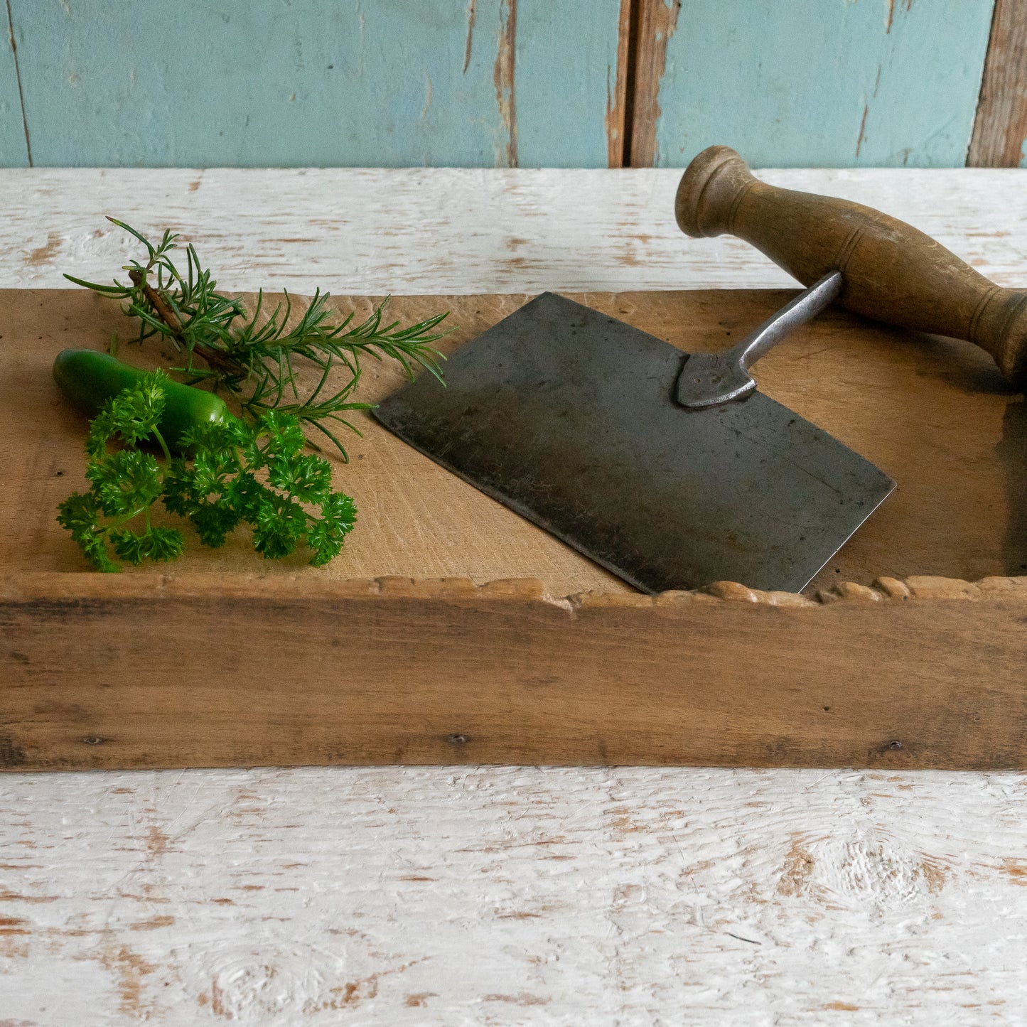 Rustic French Herb Chopping Board