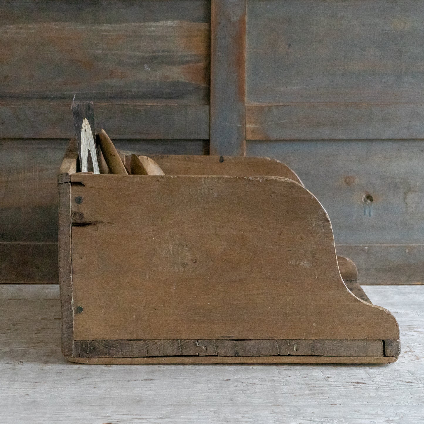 Rustic French Pine Wash Box