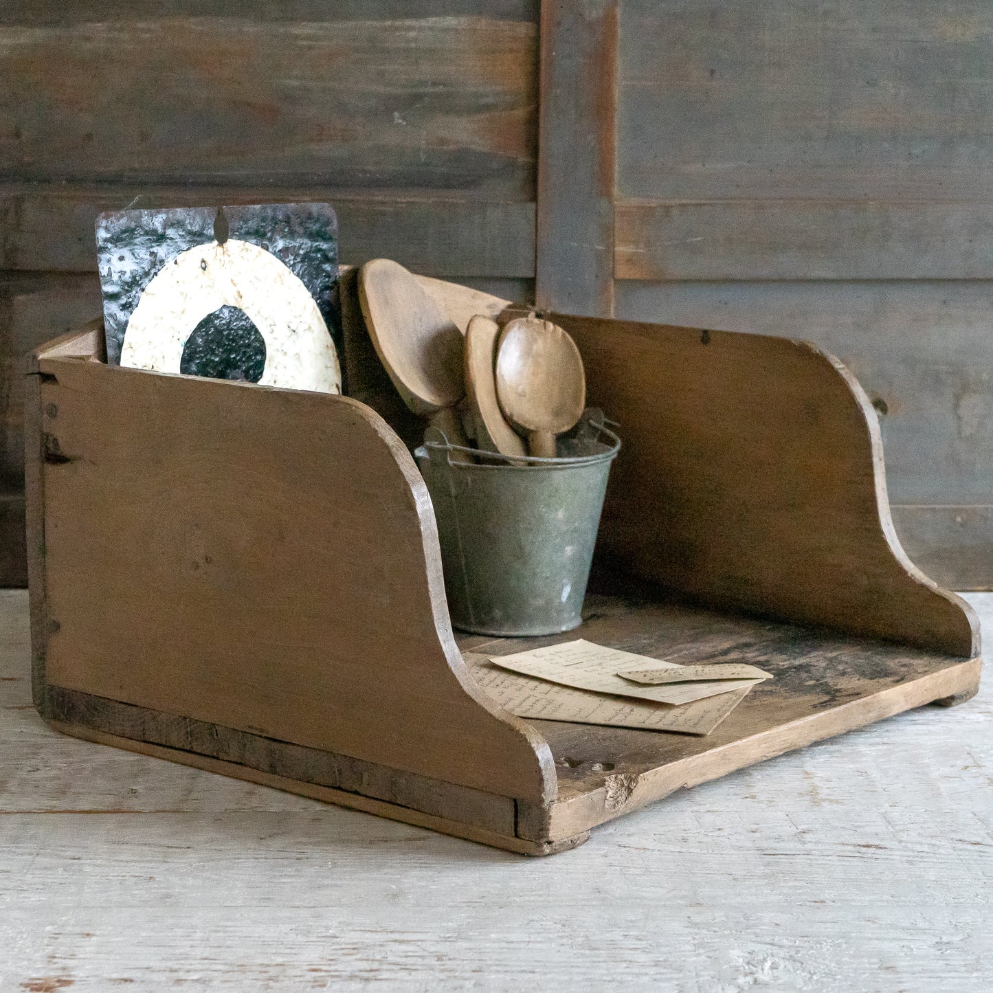 Rustic French Pine Wash Box