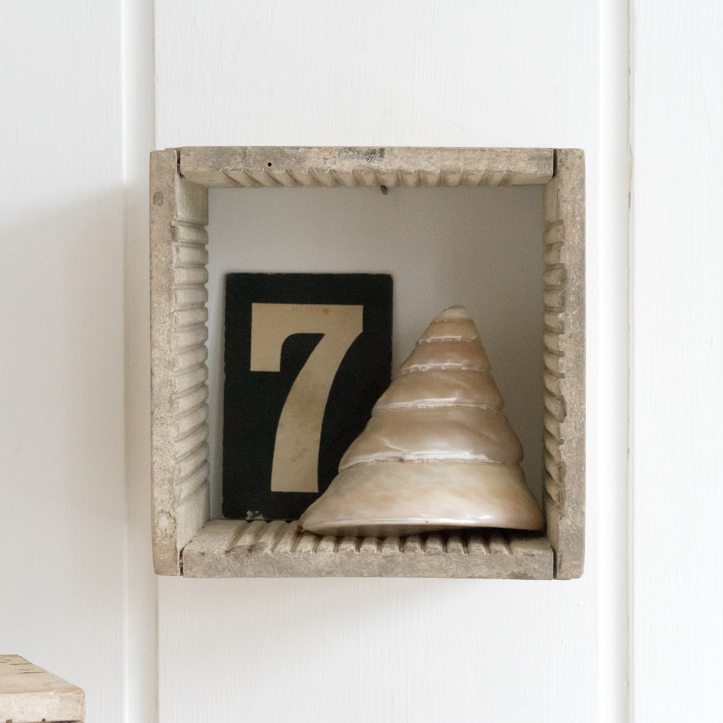 Rustic French Wooden Cheese Mould