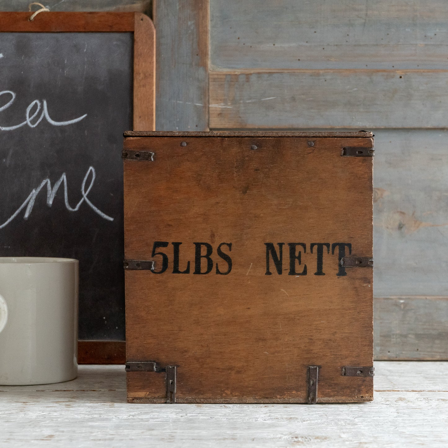 Rustic LITTLE'S Tea Box