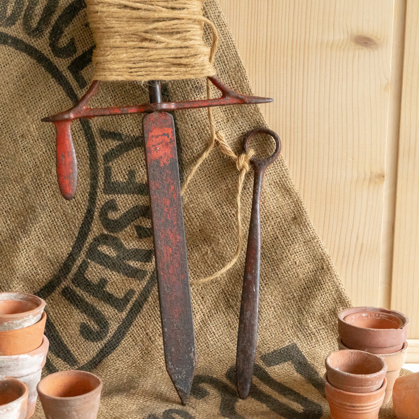 Rustic Metal Garden Line #2