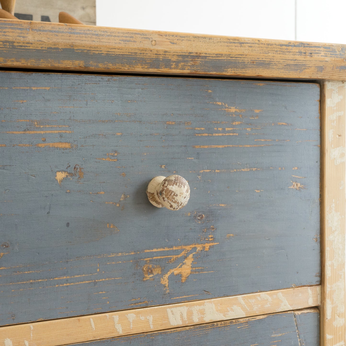 Rustic Original Painted Chest of Drawers